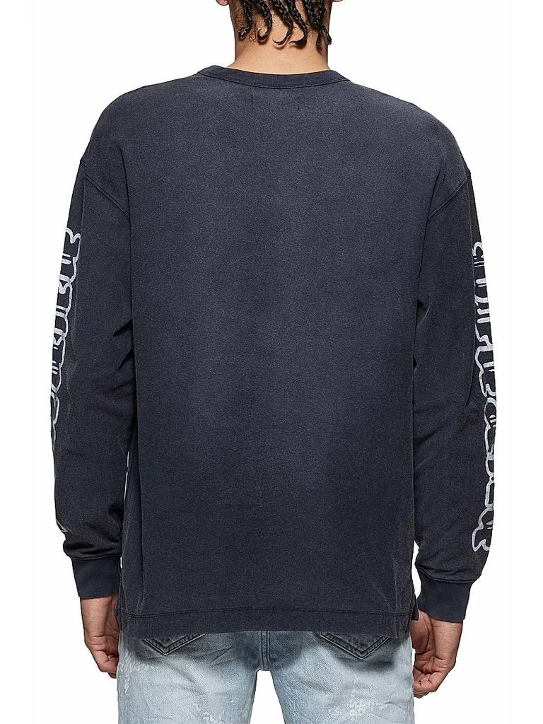 Purple Brand Textured Jersey Long-Sleeve T-Shirt 2