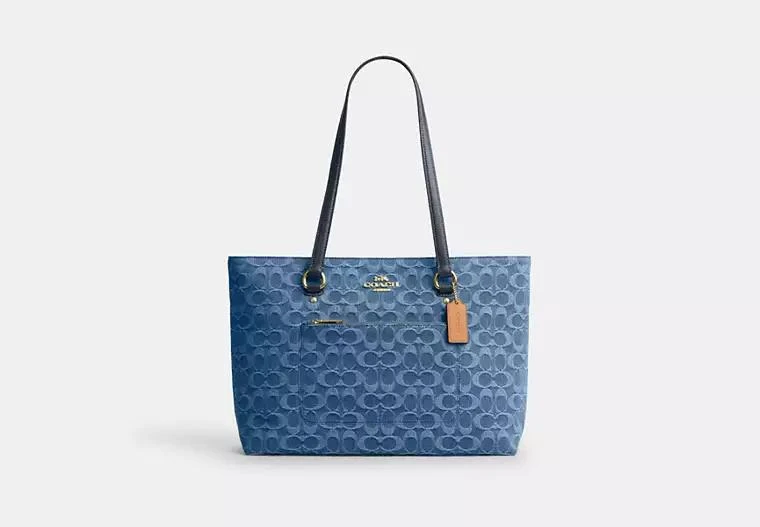 Coach Denim Hamptons Hobo Bag - Tote Bags - Free Shipping 