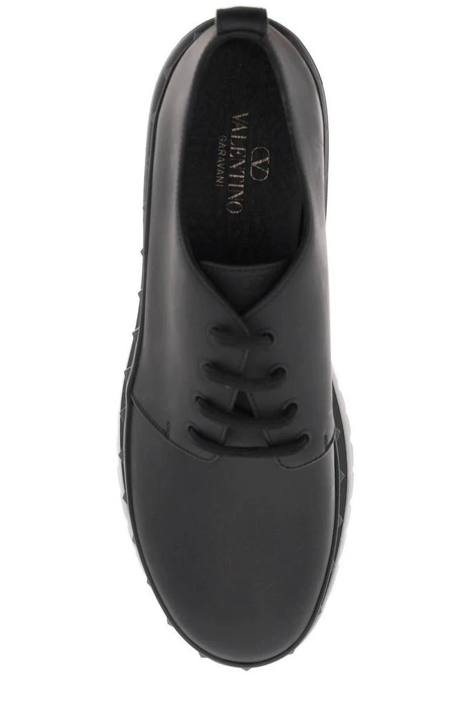 Valentino Valentino Garavani M-Way Rockstud Round Toe Derby Shoes 5