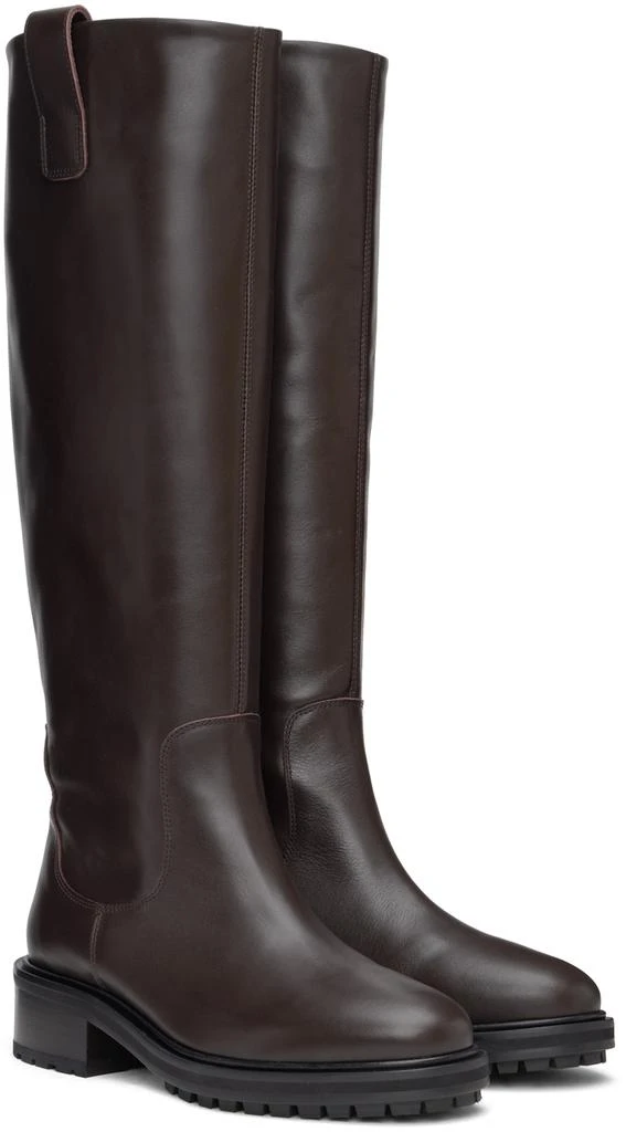 AEYDE Brown Henry Tall Boots 4