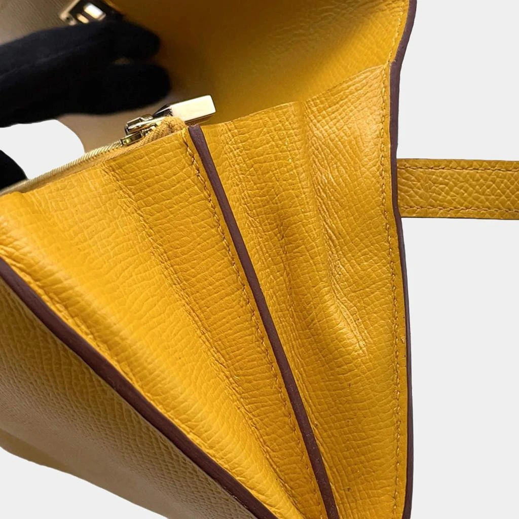 Hermes Hermes Kelly Jaune Ambre Epsom Long Wallet 8