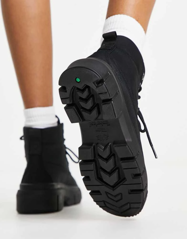 Timberland Timberland greyfield black canvas boots 2