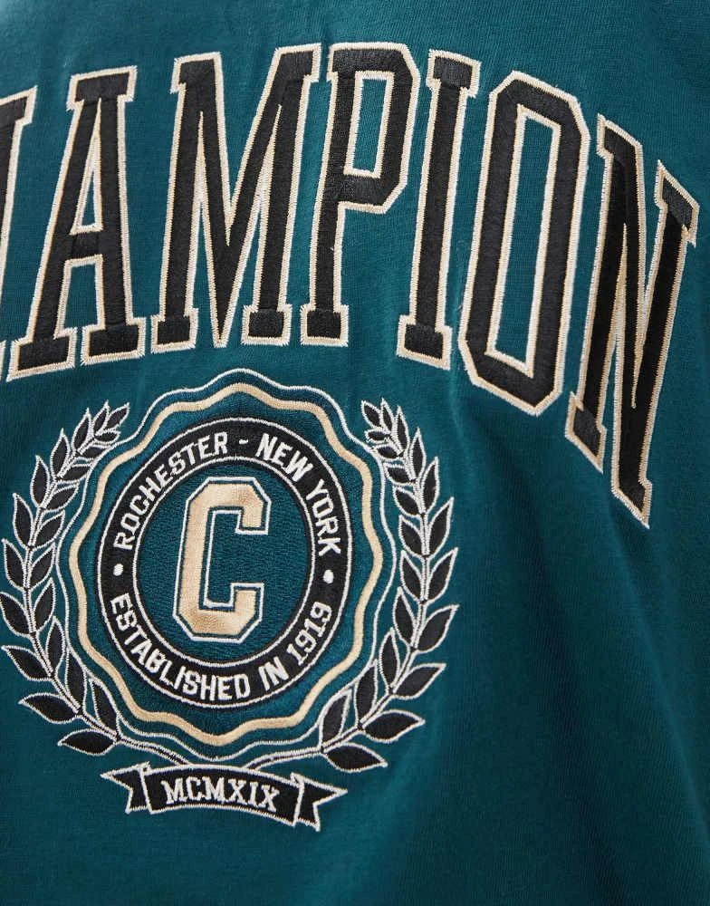 CHAMPION Champion unisex College t-shirt in green 2