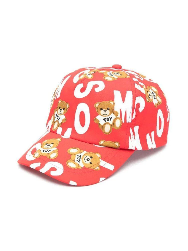 Moschino Moschino Kids Teddy Bear Printed Cap