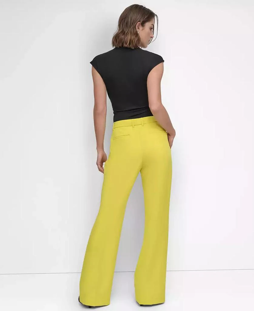 DKNY Women's Pintuck Flare-Leg Pants 6