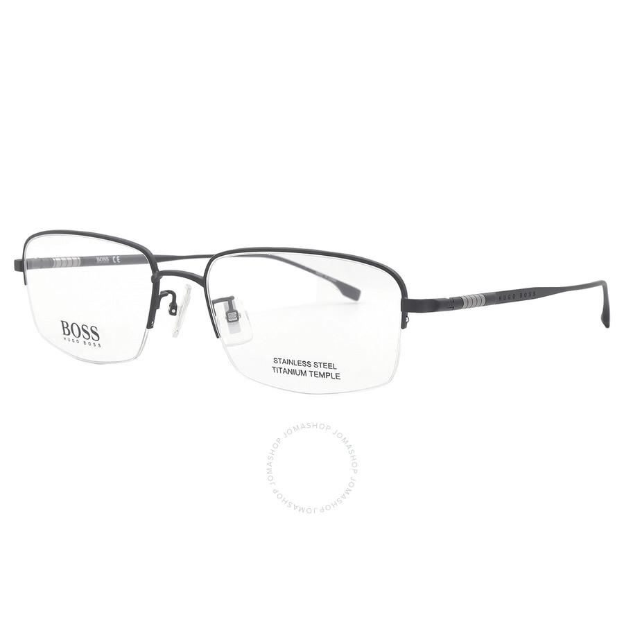 Hugo Boss Demo Rectangular Men's Eyeglasses BOSS 1298/F 0003 56