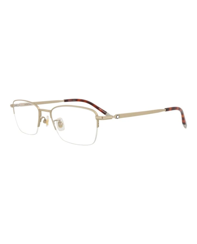 MontBlanc Square-Frame Titanium Optical Frames 2