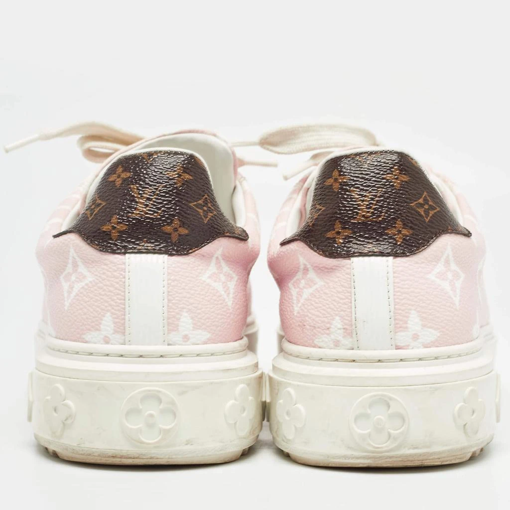 Louis Vuitton Louis Vuitton Pink Monogram Giant Canvas Time Out Sneakers Size 38.5 5