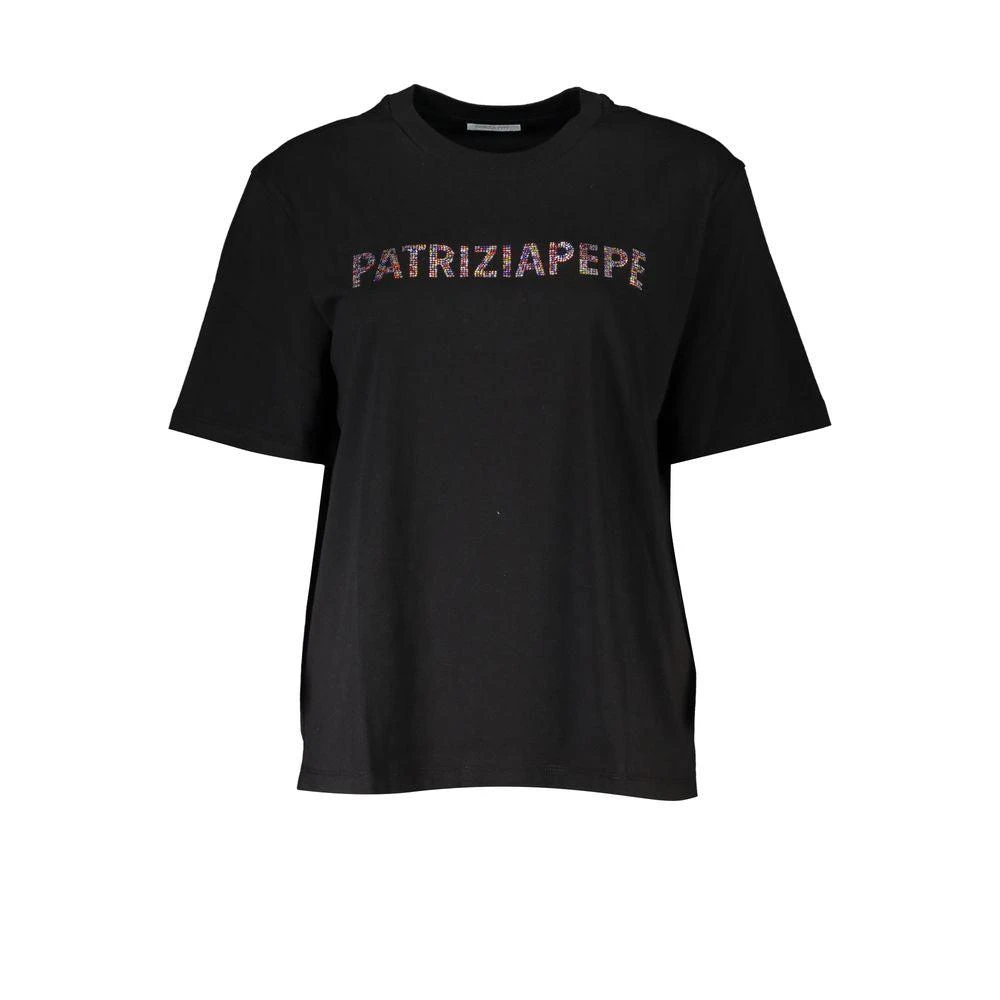 PATRIZIA Chic Rhinestone Crew Neck Women's Tee 1
