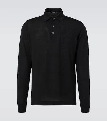 Thom Sweeney Wool polo sweater 1