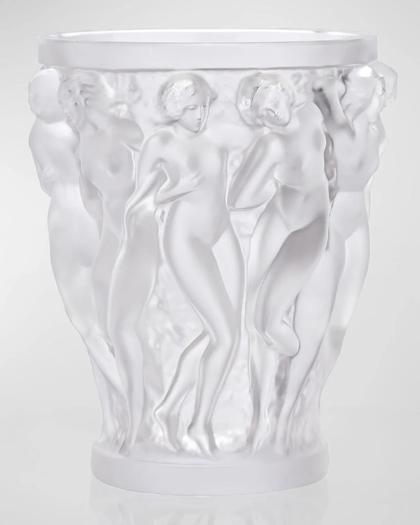 Lalique Bacchantes Small Clear Vase