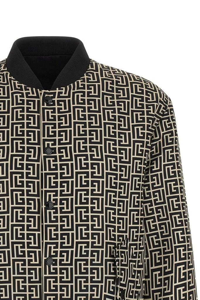 Balmain Balmain Monogram Reversible Bomber Jacket 4