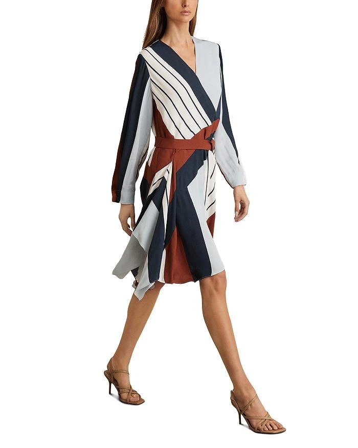 reiss eloise draped midi-dress Reiss Eloise Draped Midi-Dress