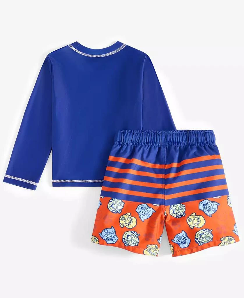 Paw Patrol Toddler Boys Rash Guard & Swim Trunks Two-Piece Swimsuit 2
