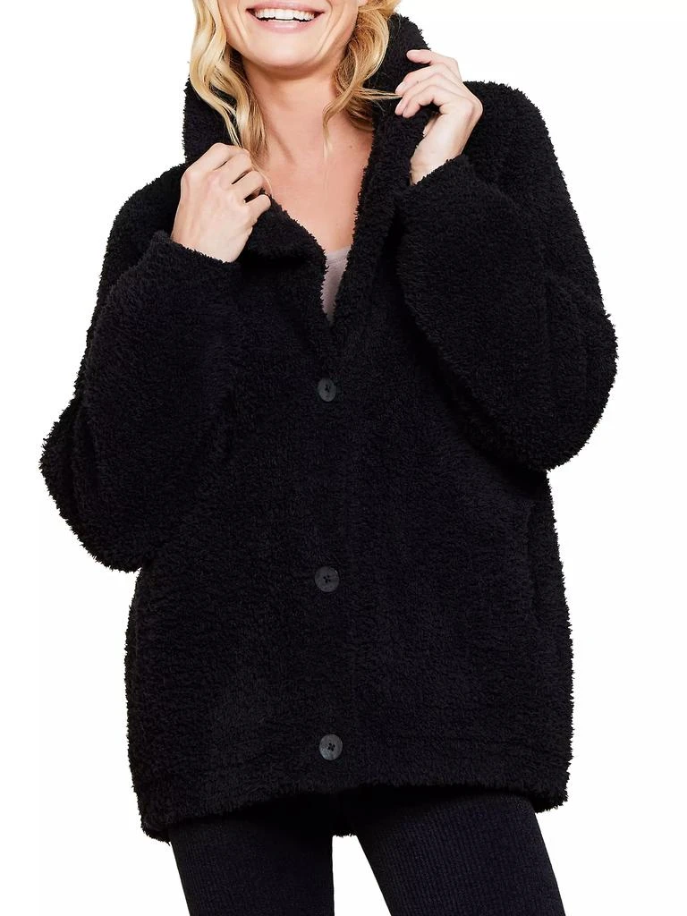 Barefoot Dreams Cozychic Button-Front Jacket 1