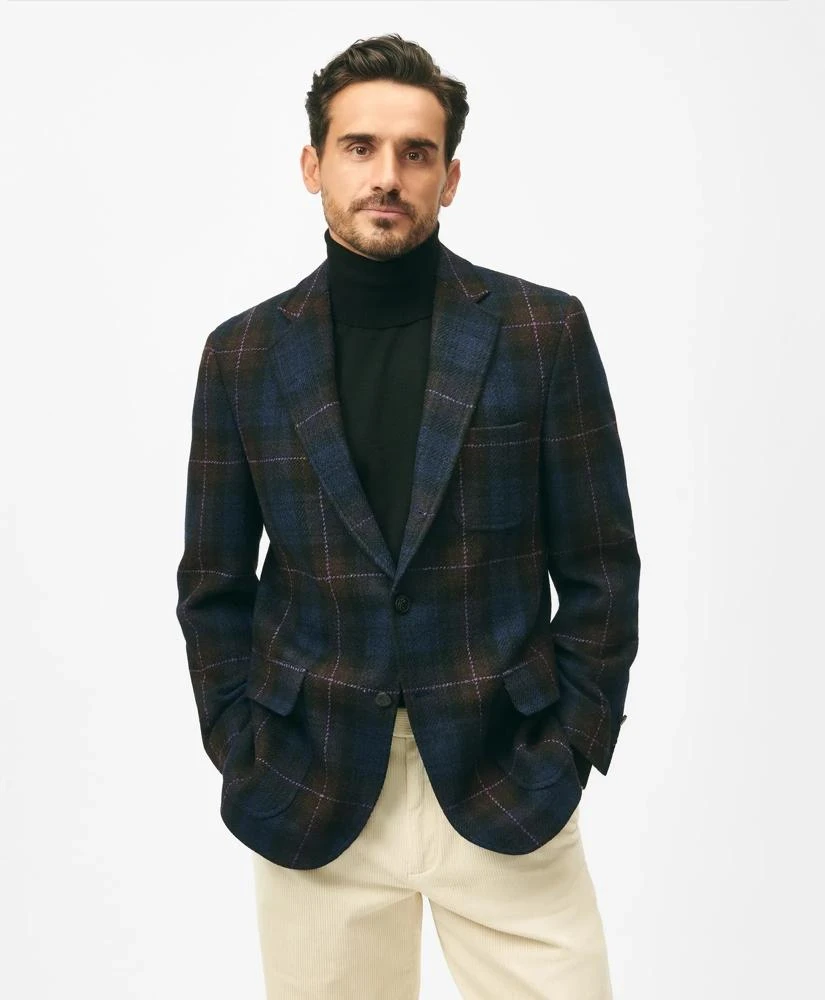 Brooks Brothers 1818 No. 1 Sack Sport Coat in Checked Harris Tweed 1