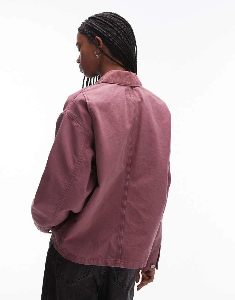 Carhartt WIP Carhartt WIP OG Michigan jacket in washed pink 3