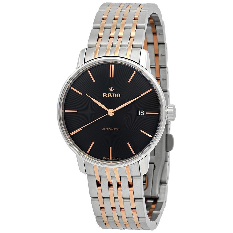 Rado Coupole Classic Automatic Black Dial Two-Tone Men's Watch R22860163