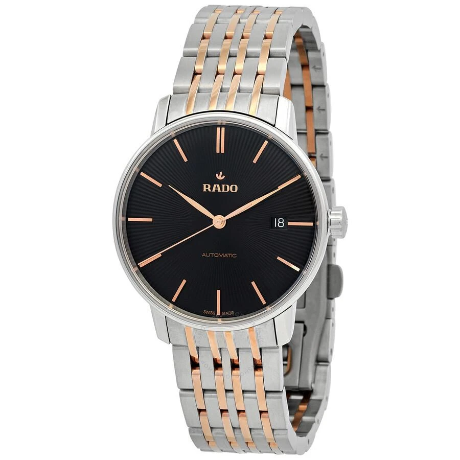 Rado Coupole Classic Automatic Black Dial Two-Tone Men's Watch R22860163 1