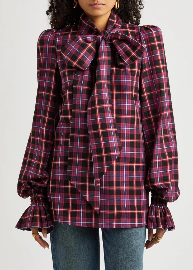 The Vampire's Wife The Mythical checked cotton blouse  2