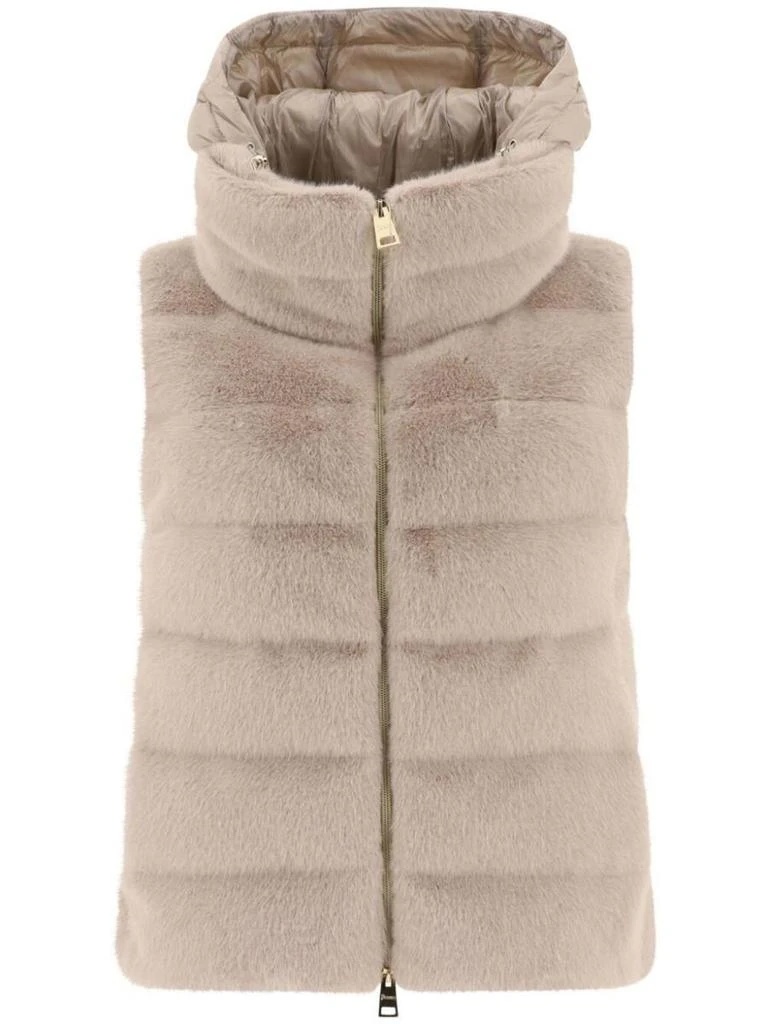 Herno Herno Faux Fur Vest Clothing 1