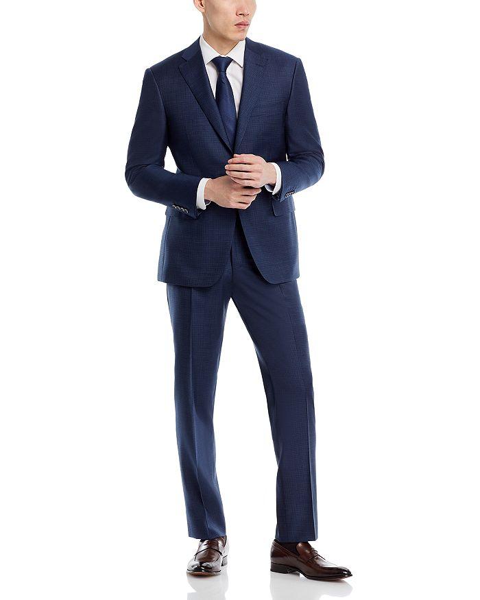 Canali Siena Sharkskin Micro Check Classic Fit Suit