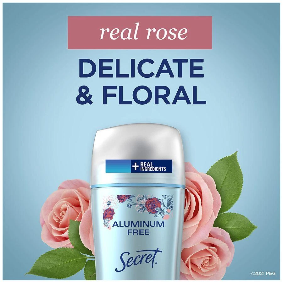 Secret Aluminum Free Deodorant Real Rose 7