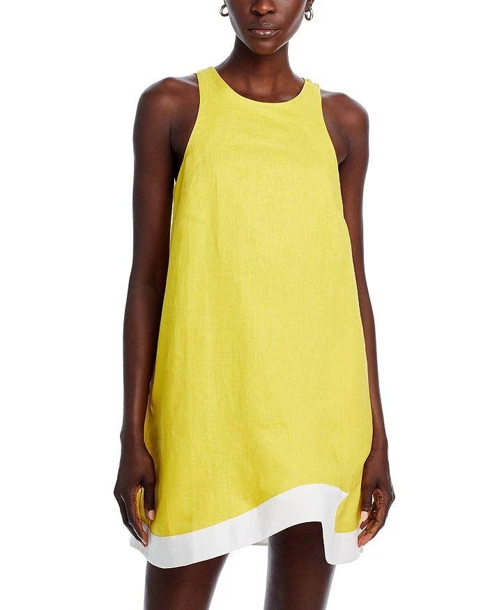 Staud Allori Linen Mini Dress 1