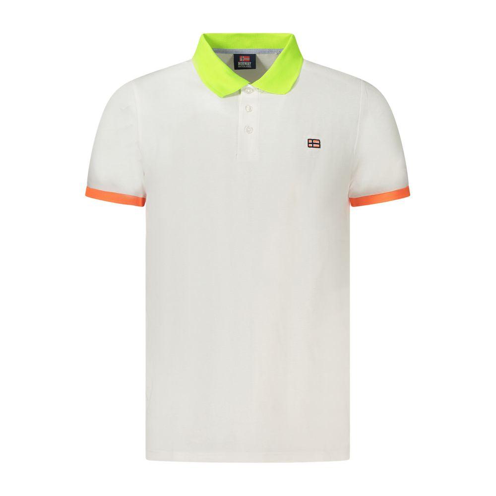 Norway 1963 Norway 1963 White Cotton Men Polo Shirt