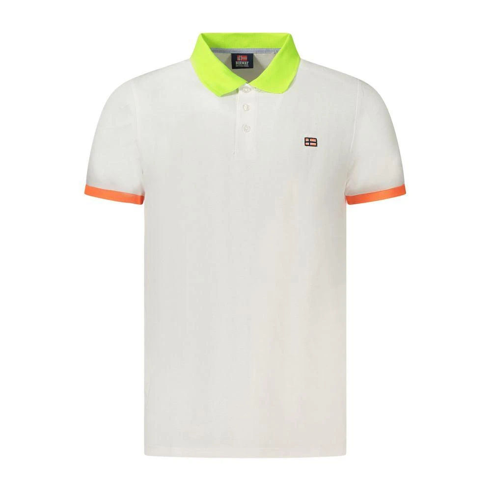 Norway 1963 Norway 1963 White Cotton Men Polo Shirt 1