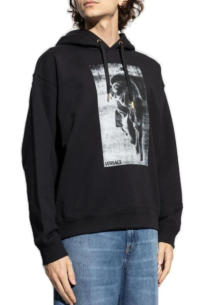 Versace Versace Pattern-Printed Drawstring Hoodie 2
