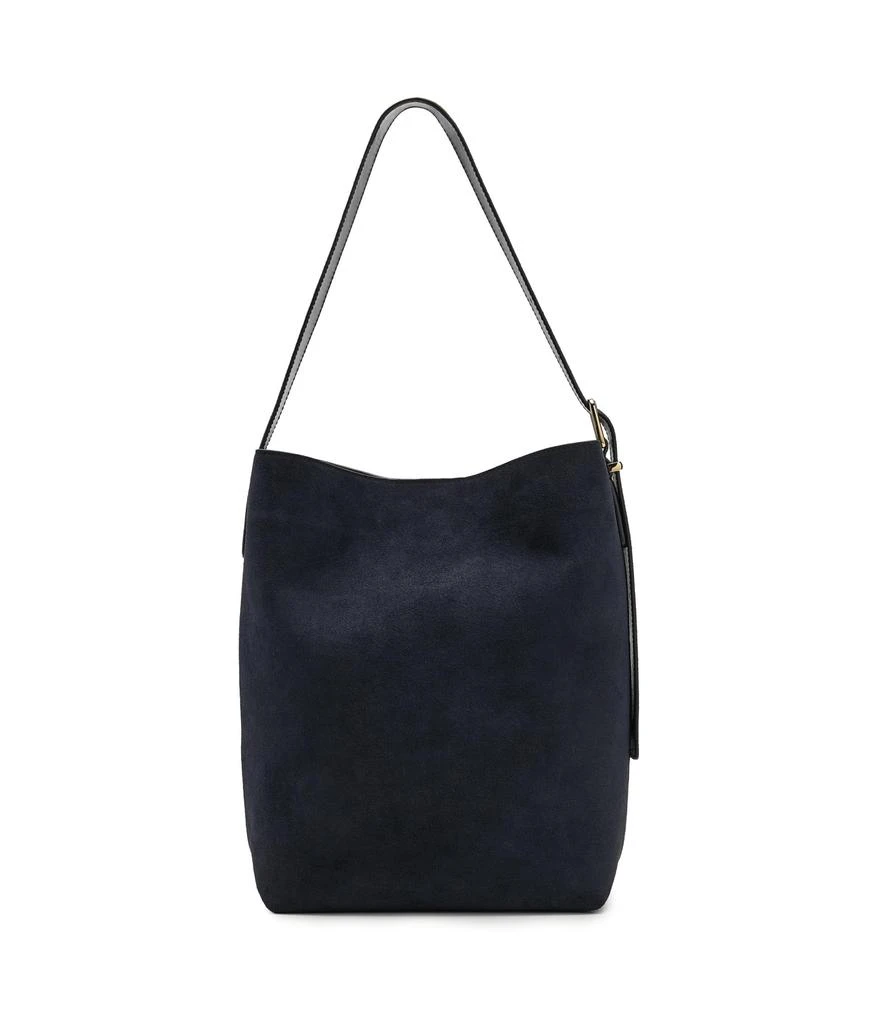 Madewell The Essential Bucket Tote in Suede
