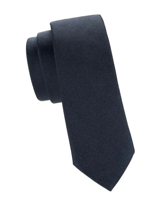 Hugo Boss Solid Silk Blend Tie 1