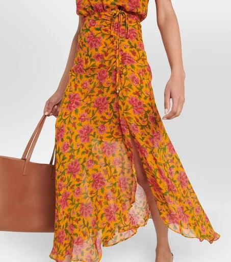 VERONICA BEARD Dovima silk midi dress 5