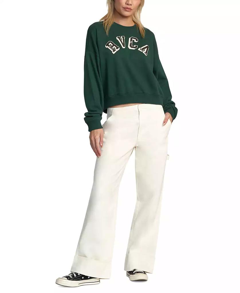 RVCA Juniors' Ivy League Fleece Crewneck Sweatshirt