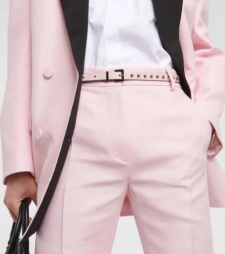 Valentino Rockstud slim leather belt 2