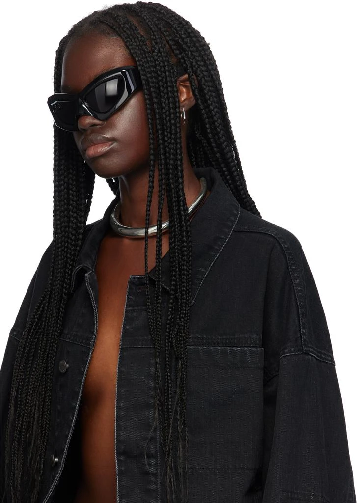 Entire Studios SSENSE Exclusive Black Compound Performance Sunglasses 4