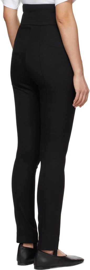 Loulou Studio Black Wool Pinzon Trousers 3