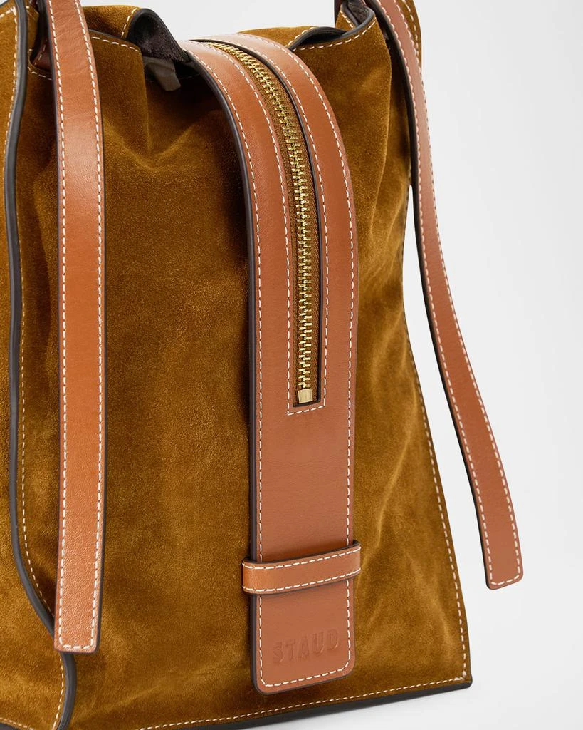 Staud Harold Suede Hobo Bag 4