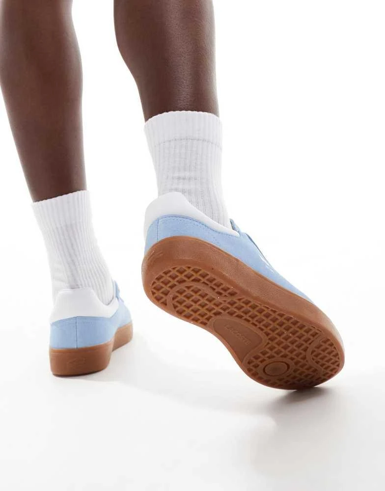 Lacoste Lacoste Baseshot trainer 224 in blue suede 5
