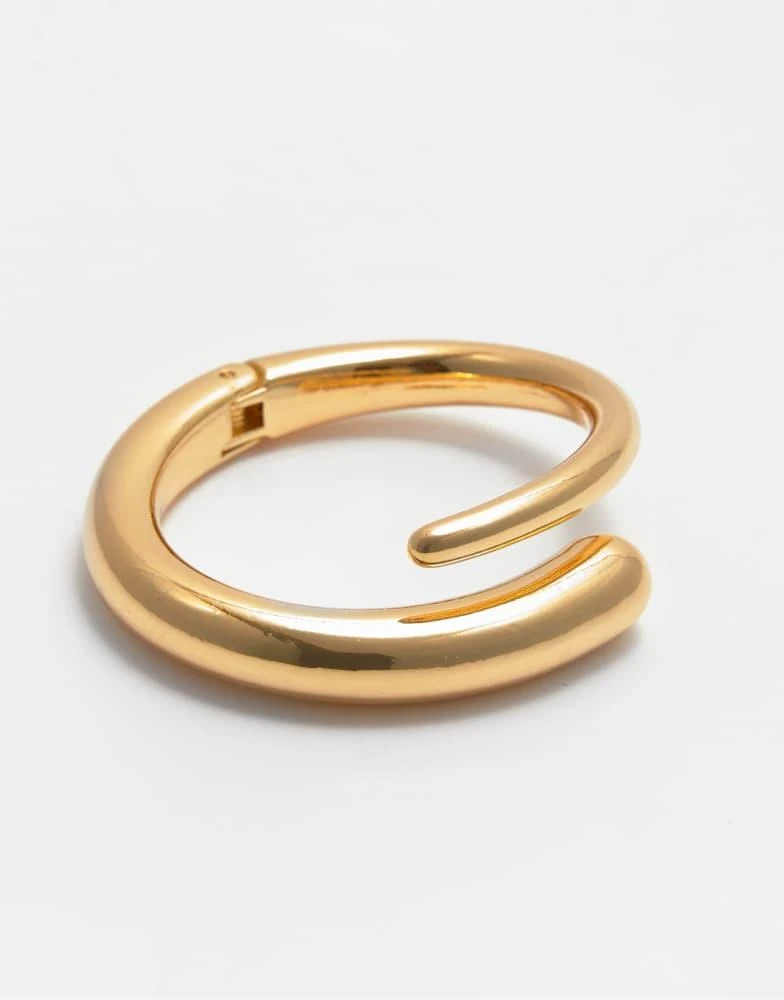 Pull&Bear Pull&Bear cuff bracelet in gold 3