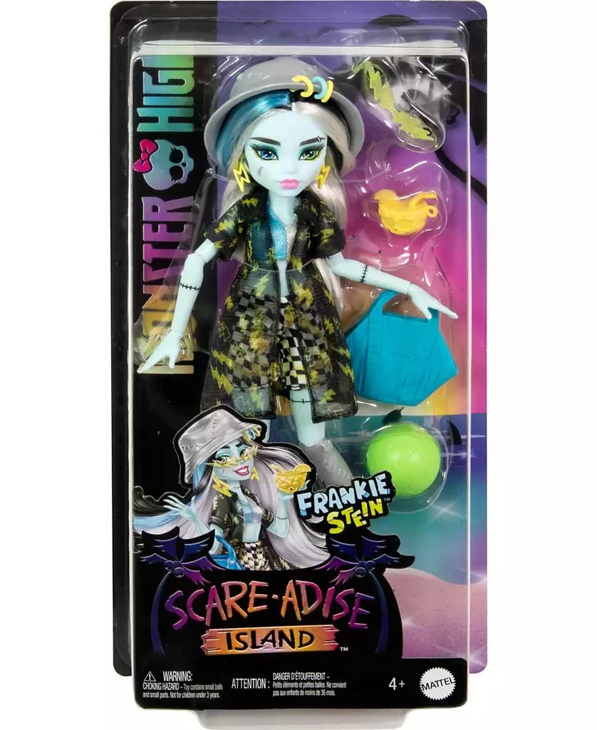 Monster High Scare-Adise Island Frankie Stein Fashion Doll with Swimsuit Accessories 5