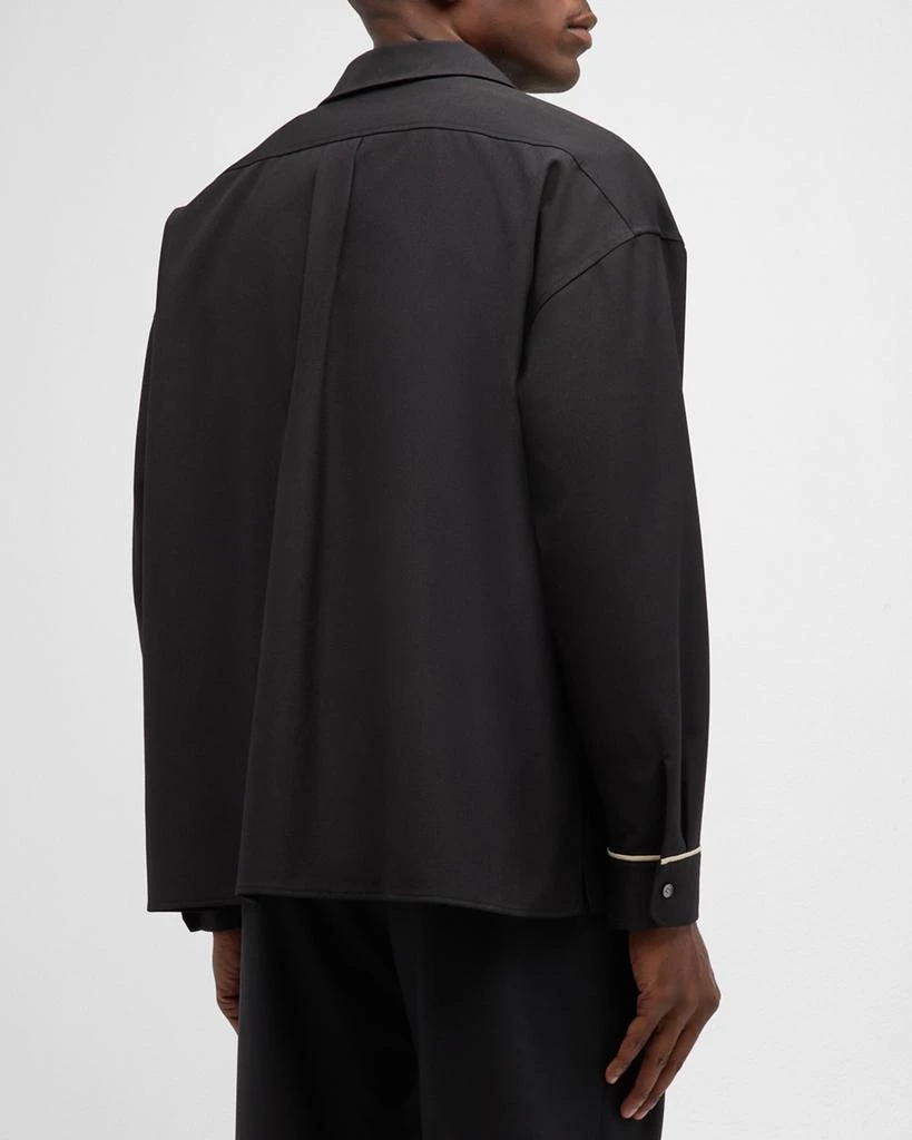 FRAME Men's Piped Pajama Shirt 3