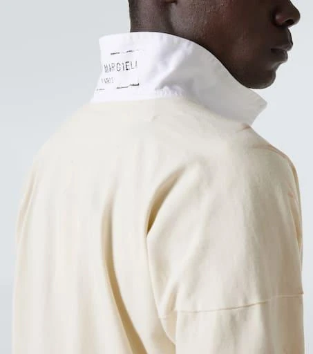 MAISON MARGIELA Logo cotton jersey polo shirt 5