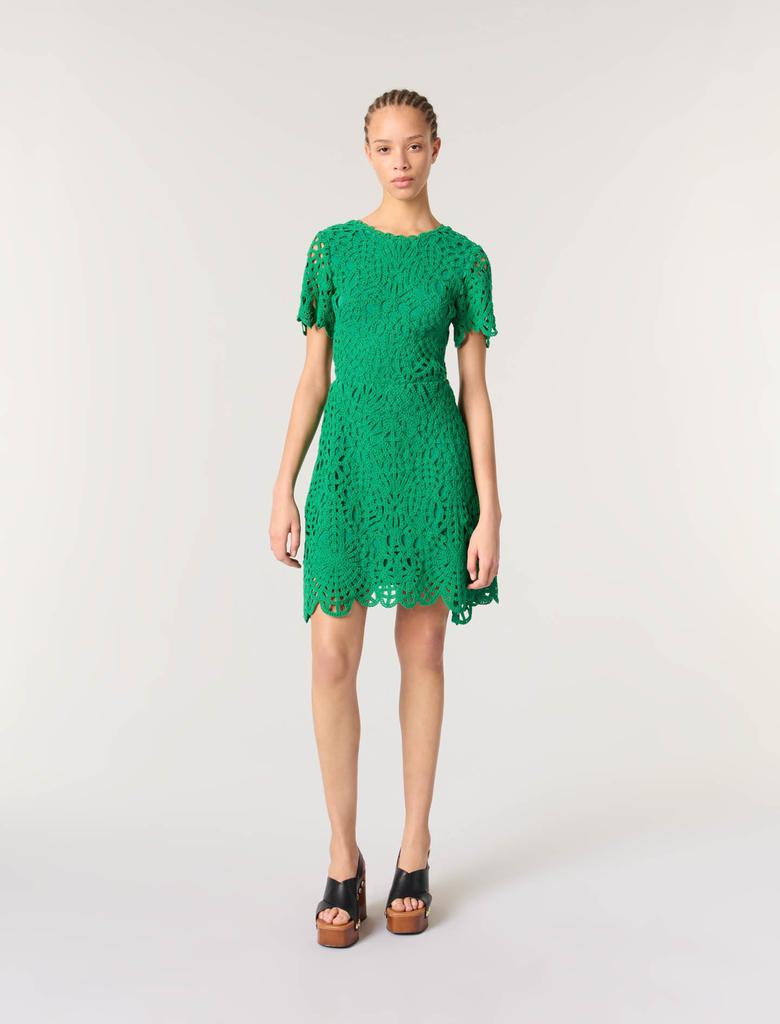 Maje Maje Woman's cotton Mini crochet dress for Spring