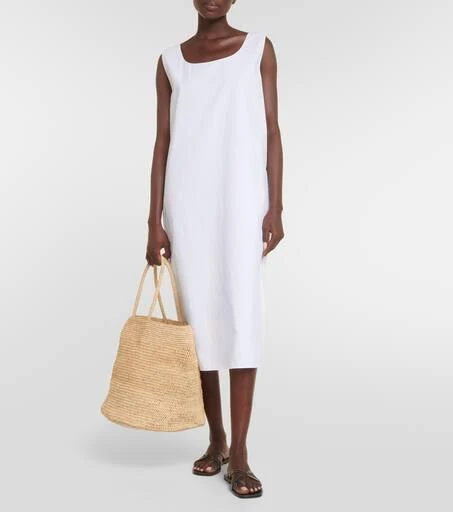 The Row Janah cotton midi dress 2
