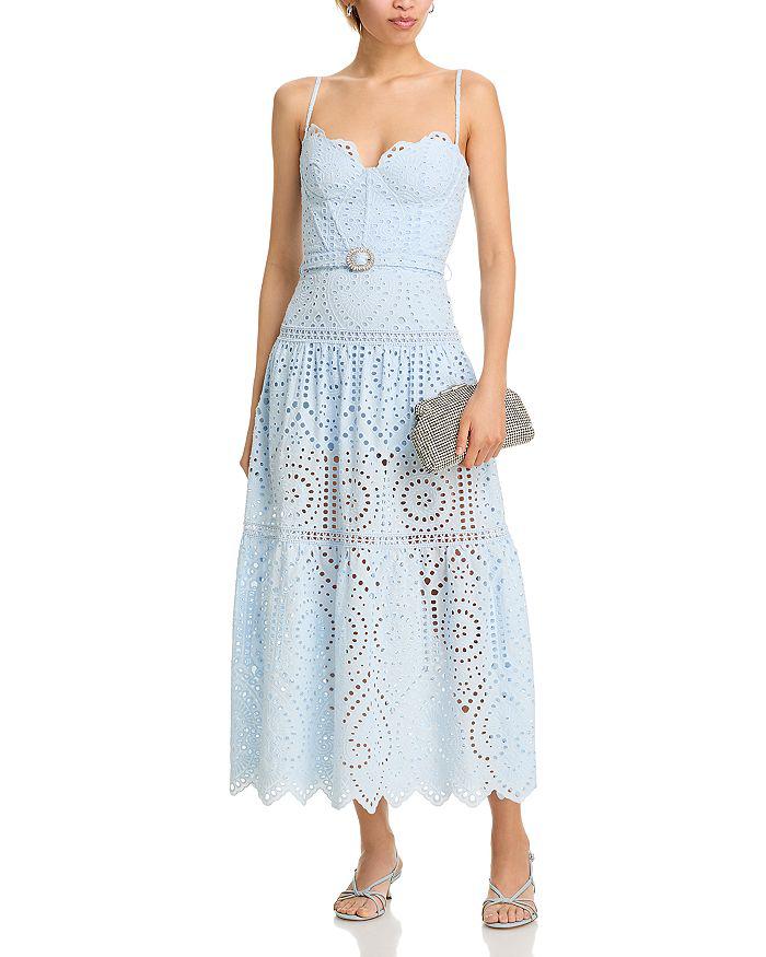 Generation Love Zuria Cotton Eyelet Maxi Dress