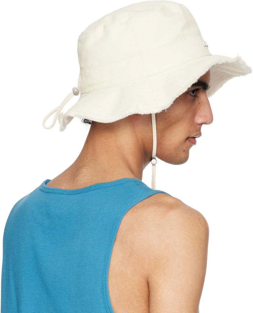 Jacquemus Off-White Les Classiques 'The Artichaut' Bucket Hat 3