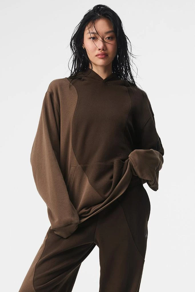 Alo Make Waves Hoodie - Espresso Tonal 1