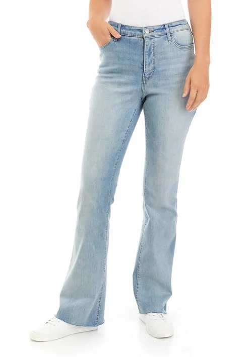 Wonderly Womens High Rise Flare Jeans 1